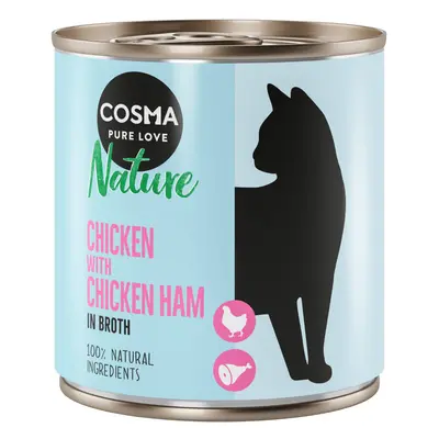 Cosma Nature Saver Pack 12 x 280g - Chicken with Chicken Ham