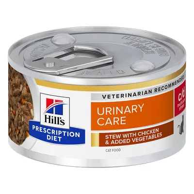 Hill’s Prescription Diet Feline c/d Urinary Stress Stew - Chicken - Saver Pack: 48 x 82g