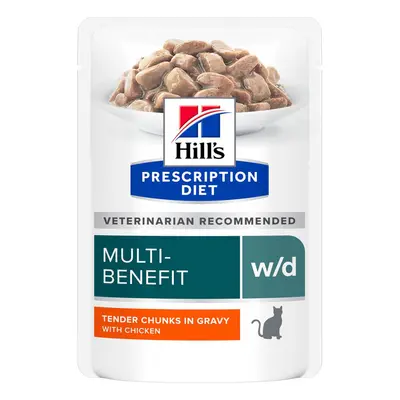 Hill’s Prescription Diet Feline w/d Multi-Benefit - Chicken - 12 x 85g