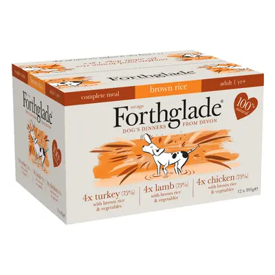 Forthglade Complete Meal Dog Saver Packs - Adult Brown Rice Mixed Pack (36 x 395g)