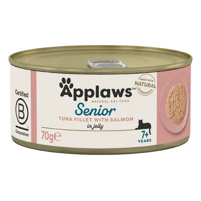 Applaws Senior Cat Cans 70g - Tuna with Salmon (24 x 70g)