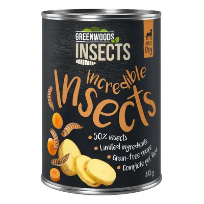 Greenwoods Insects with Potatoes & Carrots - 6 x 375g