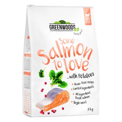 Greenwoods Adult Economy Pack 3 x 3kg - Salmon with Potatoes, Spinach & Cranberries