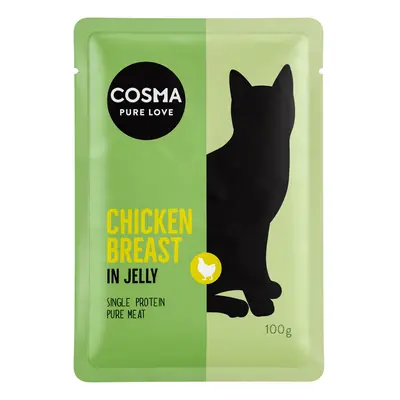 Cosma Original Pouches in Jelly Saver Pack 24 x 100g - Chicken Breast