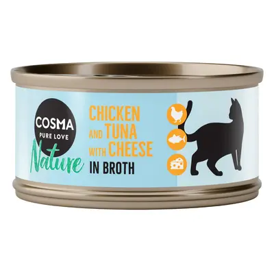 Cosma Nature Saver Pack 48 x 70g - Chicken & Tuna with Cheese