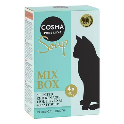 Cosma Soup Mixed Trial Pack 4 x 40g - Mix 1 (4 Varieties)