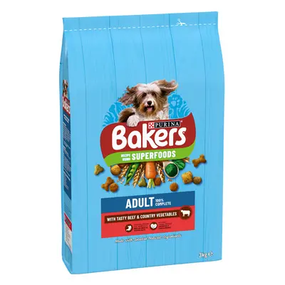 Bakers Adult with Tasty Beef & Country Vegetables - 3kg