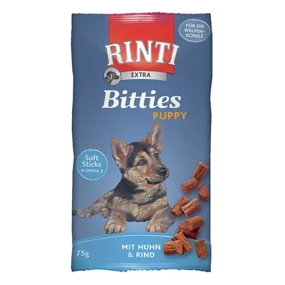 RINTI Extra Puppy Bitties - Chicken & Beef - Saver Pack: 3 x 75g