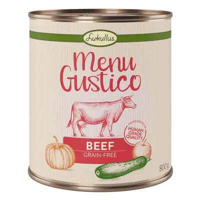 Lukullus Menu Gustico Beef – Grain-free - 6 x 800g