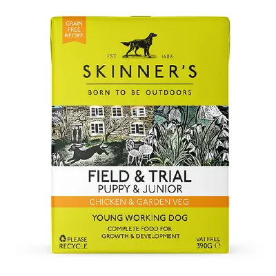 Skinner's Field & Trial Puppy & Junior Chicken & Garden Veg - Saver Pack: 36 x 390g