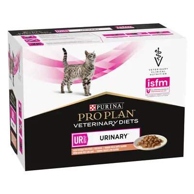 PURINA PRO PLAN Veterinary Diets Feline UR Urinary - Salmon - 10 x 85g