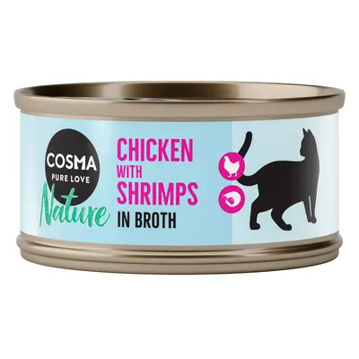 Cosma Nature Saver Pack 24 x 70g - Chicken Breast & Shrimps