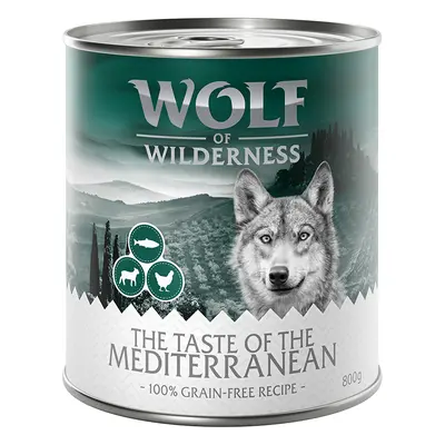 Wolf of Wilderness "The Taste of" Saver Pack 24 x 800g - The Taste of the Mediterranean