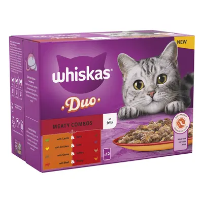 Whiskas 1+ Duo Meaty Combos in Jelly - Saver Pack: 96 x 85g