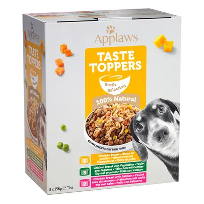 Applaws Taste Toppers Mixed Pack 8 x 156g - Broth Mixed Pack