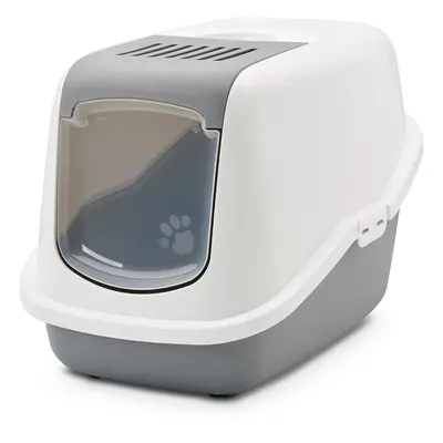 Savic Nestor Cat Litter Box - Light Grey