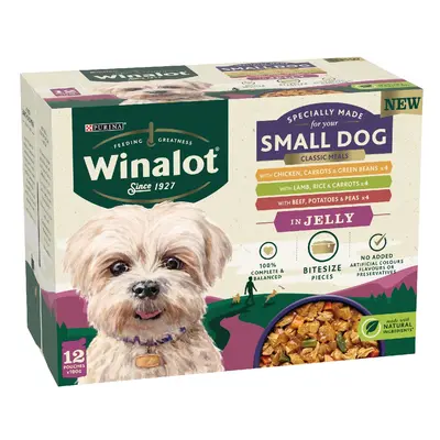 Winalot Small Dog Meaty Chunks in Jelly - 12 x 100g