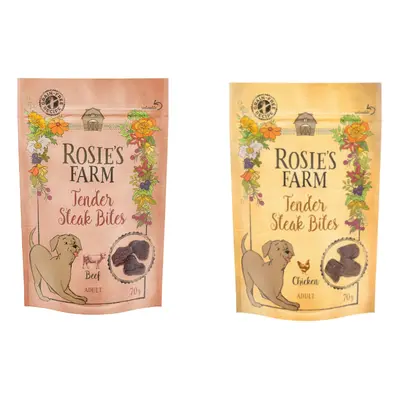 Rosie's Farm Mini Steak Bites Mixed Trial Pack - 2 x 70g