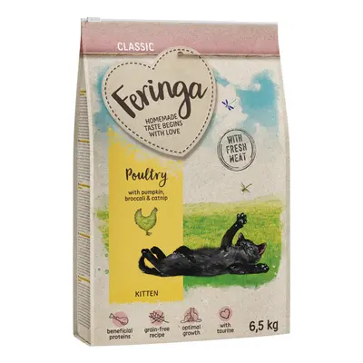 Feringa Dry Cat Food Economy Packs - Kitten Classic Poultry (2 x 6.5kg)