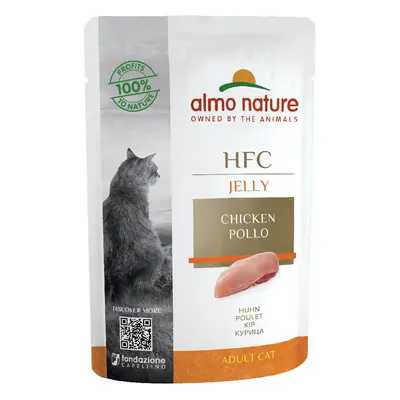 Almo Nature HFC Jelly Pouches for Cats 6 x 55g - Chicken