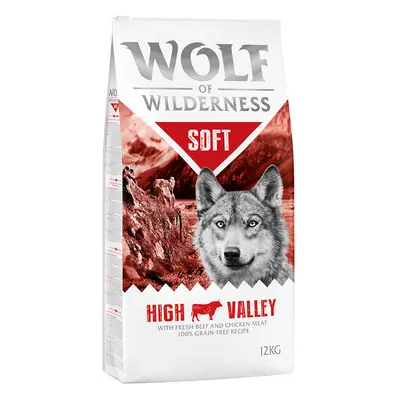 Wolf of Wilderness Soft "High Valley" - Beef - Economy Pack: 2 x 12kg