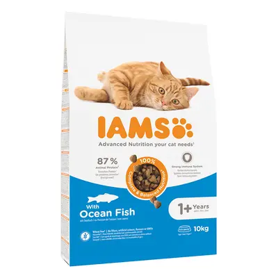 IAMS Dry Cat Food Economy Packs - for Vitality Adult Ocean Fish (2 x 10kg)