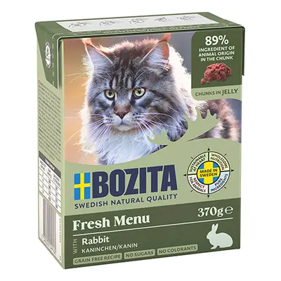 Bozita Chunks in Jelly Mega Pack 36 x 370g - Rabbit