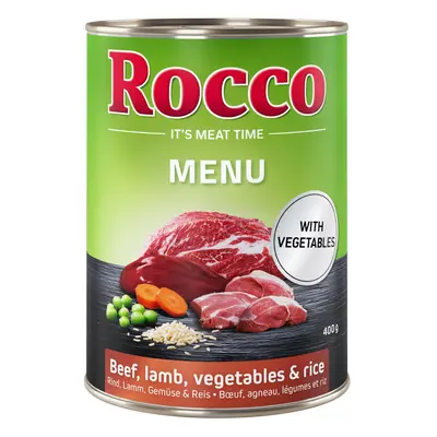 Rocco Menu Saver Pack 24 x 400g - Beef, Lamb, Vegetables & Rice