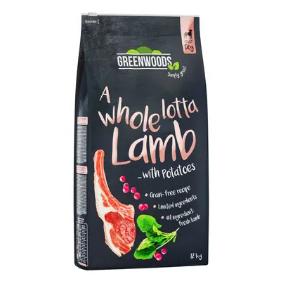 Greenwoods Economy Pack 2 x 12kg - Lamb with Potatoes, Spinach & Cranberries