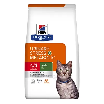 Hill's Prescription Diet Feline Economy Packs - c/d Urinary Stress + Metabolic - Chicken (2 x 8k