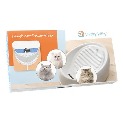 Lucky Kitty Ceramic Drinking Fountain Replacement Filters - Long-Hair Long-Lasting Filter