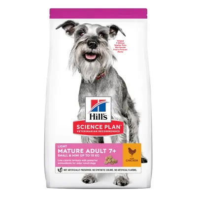 Hill’s Science Plan Mature Adult 7+ Light Small & Mini with Chicken - Economy Pack: 3 x 2.5kg