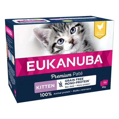 Eukanuba Grain Free Kitten - Chicken - 12 x 85g