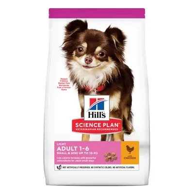 Hill's Science Plan Adult 1-6 Light Small & Mini with Chicken - 6kg