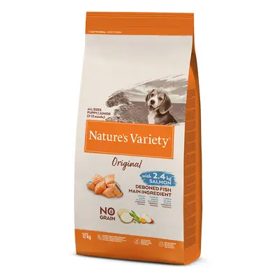 Nature's Variety No Grain Medium/Maxi Puppy Salmon - Economy Pack: 2 x 12kg