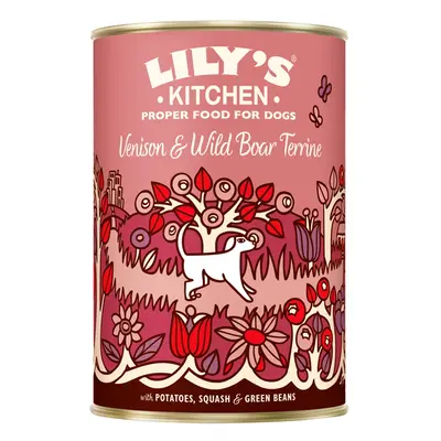 Lily’s Kitchen Venison & Wild Boar Terrine - Saver Pack: 24 x 400g