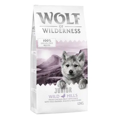 Wolf of Wilderness Junior 'Wild Hills' - Duck - 12kg