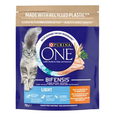 PURINA ONE Light Chicken & Wheat Dry Cat Food - 750g