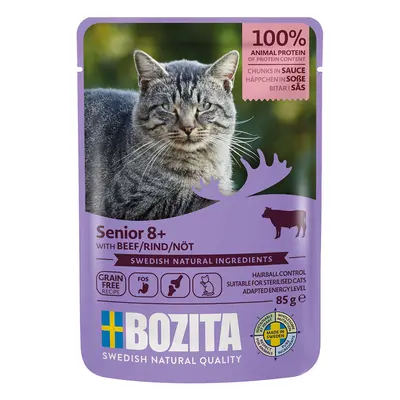 Bozita Morsels in Sauce Senior 8+ 12 x 85g - Beef