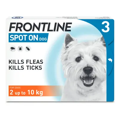 FRONTLINE® Spot On for Dogs - S (2-10kg) - 3 pipettes x 0.67ml