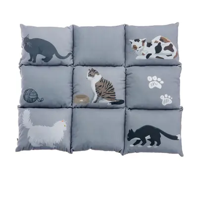 Cat Cushion Medley - L 55 x W 45 x H 6 cm