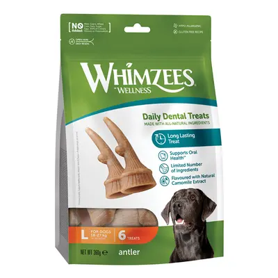 Whimzees by Wellness Occupy Antler - Size L: for large dogs (6 Snacks)