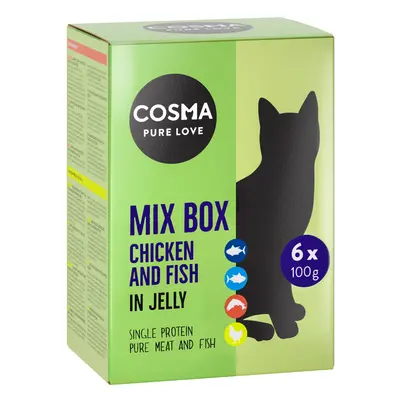 Cosma Original Pouches Mixed Trial Pack - 24 x 100g Mixed Pack (4 Varieties)