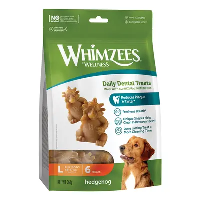 Whimzees by Wellness Hedgehog Snack - Saver Pack: 2 x Size L