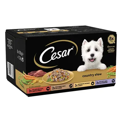 Cesar Country Stew Mixed Pack - 8 x 150g