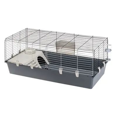 Ferplast Rabbit & Guinea Pig Cage 120 - Grey: 118 x 58.5 x 51.5 cm (L x W x H)