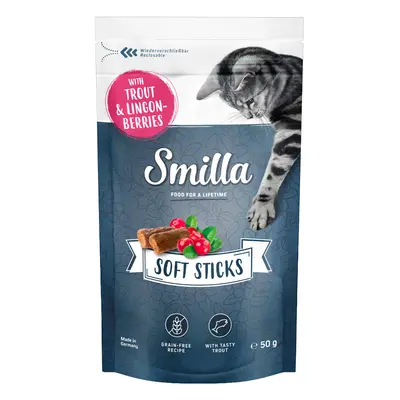 Smilla Soft Sticks Trout & Lingonberry - Saver Pack: 3 x 50g