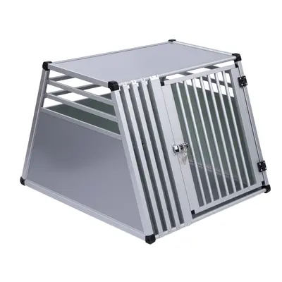 AluRide Dog Crate - Size L: 92 x 80 x 65 cm (L x W x H)