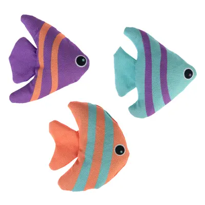 TIAKI Cat Toy Fish with Catnip - set of 3