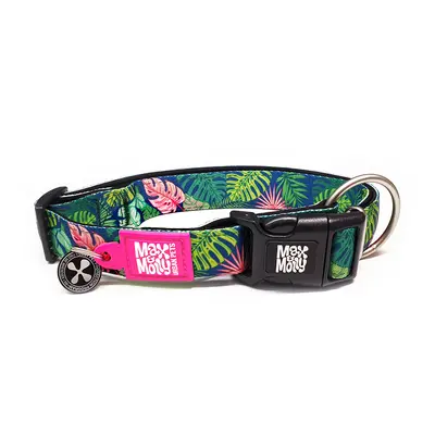 Max & Molly Tropical Smart ID Collar - Size S: 28-45 cm neck circumference, 15mm (W)